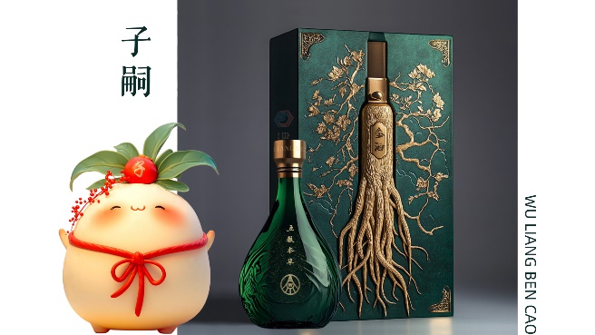 人参娃子嗣主题平面设计