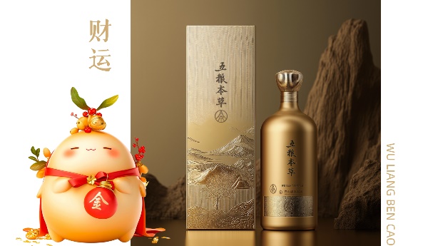 人参娃财运主题平面设计